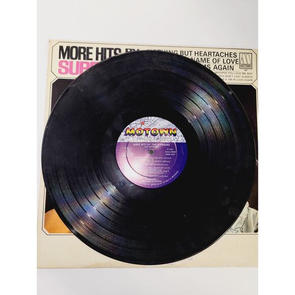 Vintage 1965 More Hits By The Supremes Vinyl Record TESTED WORKS - Picture 8 of 12